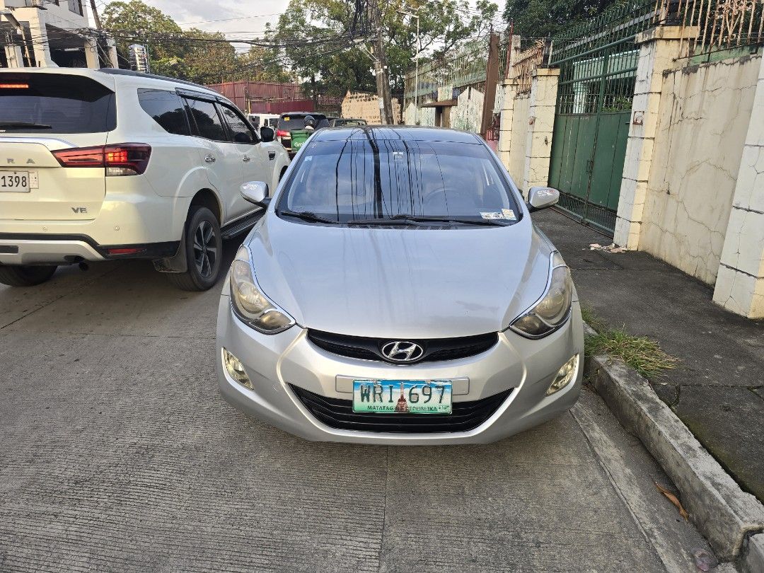 Hyundai Elantra 1.6 GL (A) (Category: Used Cars) located in Bacoor. Submitted by leogust (Listing ID 1466446659, Image 1). Description: FOR SALE (Negotiable ) (Test Drive allowed) HYUNDAI ELANTRA 2013 GL 1.6 Silver color Android head unit, Apple car play/ android auto Dash cam Reverse cam Fresh interior 120k ODO Issue: Minor scratches.