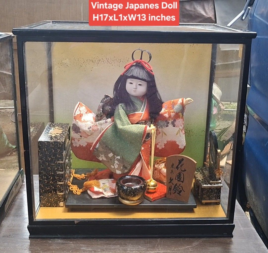 Japanese Dolls(2 pcs) (Category: Wall Decor) located in Pasig City. Submitted by mcjapansurplus (Listing ID 1466402567, Image 2). Description: Japan Surplus Height-17" Length-17 inches Width-13 inches.