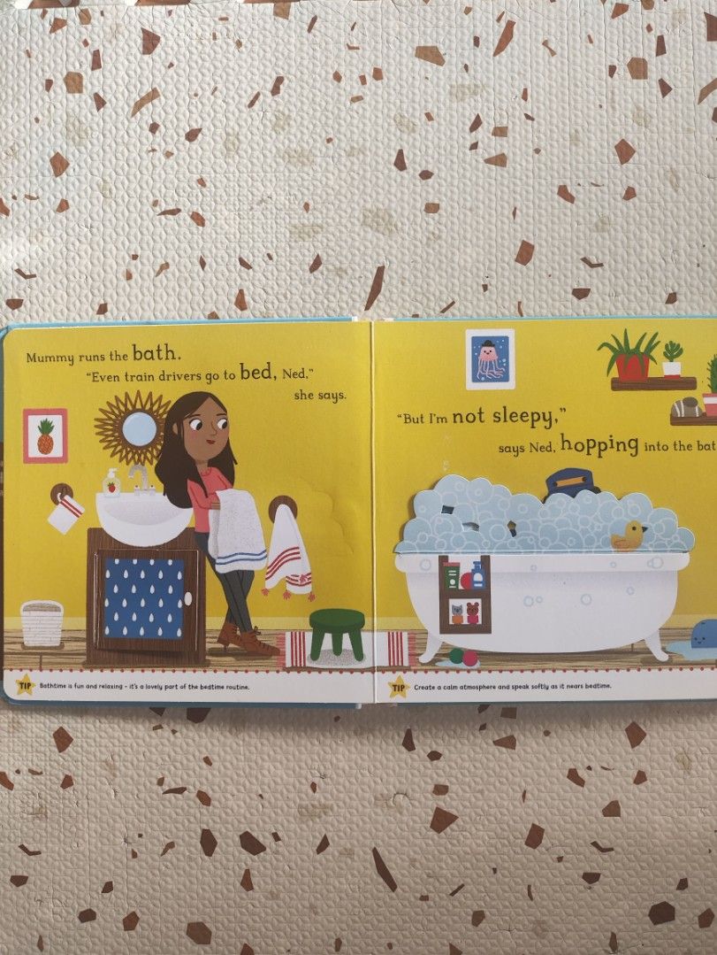 I'm not Sleepy Interactive Book (Category: Children's Books) located in Taguig. Submitted by cleanupmomma (Listing ID 1466435498, Image 3). Description: Please take time to read ❤️ Boardbook Interactive every page wyiwyg.