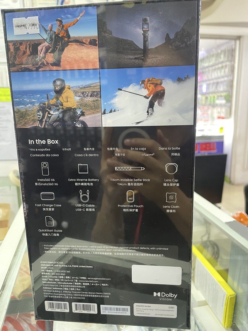 INSTA 360 x6 Essential bundle (Category: Cameras) located in Manila. Submitted by christinec65086 (Listing ID 1466397159, Image 2). Description: ✅️BRAND NEW SEALED ✅️1 YEAR WARRANTY AVAILABLE FOR INSTALLMENT: ✳️HOME CREDIT ✳️SKYRO ✳️CREDIT CARD ✳️GGIVES STORE LOCATION: RCA ELECTRONIC GADGETS TRADING 3RD FLR VMALL GREENHILLS SAN JUAN METRO MANILA LANDMARK: NITRO DRIFT/GO KART LOOK FOR TIN TIN 09997683977 .
