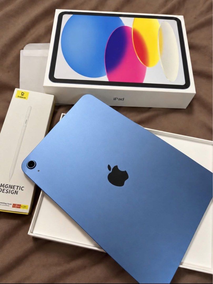 Ipad a16 256 brand new condition (Category: iPad) located in General Trias. Submitted by justin_cyruz (Listing ID 1466363006, Image 1). Description: Ipad A16 11th gen 256 WiFi (Blue) Details: ️100% Battery Health 18 cycle count ️Under warranty until Dec 2026 All working No Scratch No Dents No Paint Chip Unli check Unli reset No issue No history repair Inclusions: Unit Case Charger (Brick & Cord) Box Location Gentri📍.