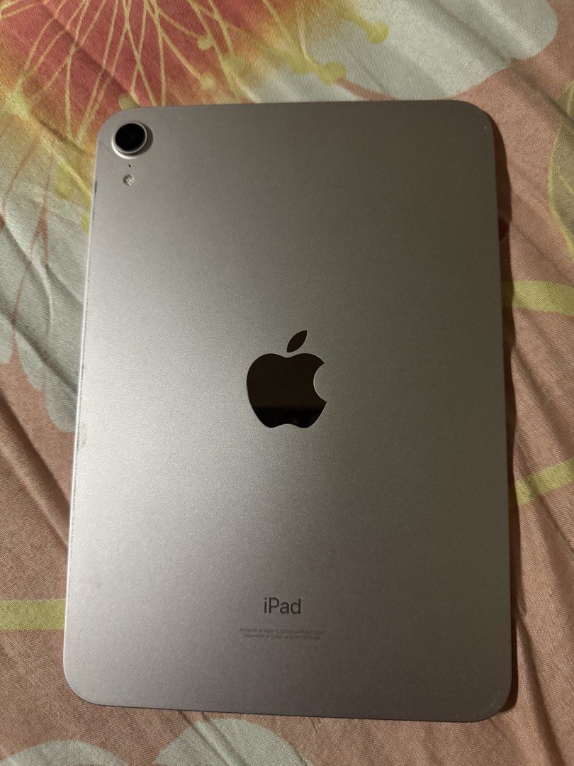 iPad Mini 6 (Category: iPad) located in Mabalacat. Submitted by grptuazon (Listing ID 1466458587, Image 3). Description: UNIT DETAILS * iPadOs Version: 26.6.1 * Model Color: Roségold * Model Name: iPad Mini (6th Generation) * Capacity: 256 GB * Battery Health: 76% * Fully Working * Comes with Original Box INCLUSIONS: * Original Apple Pencil * 360 Keyboard MODE OF PAYMENT * GCASH * BPI .