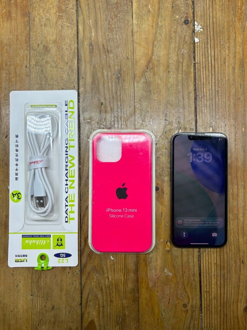 IPHONE 13 256gb (Category: Other Mobile & Gadget Accessories) located in Manila. Submitted by kaidenponce (Listing ID 1466549880, Image 2). Description: 🍎IPHONE 13 MINI 256GB🍎 Sale price: 18k Swap price: 19500 Sale/swap to lower unit +cash COLOR🌈: Midnight blue VARIANT🇵🇭: CH/A (CHINA VARIANT) STORAGE CAPACITY🫙: 256gb BATT. HEALTH🔋: 91bh (340+ cc in 3utools) SIM📞: ANY SIM (NO SIM RESTRICTIONS) ✅ORIGINAL ALL PARTS ✅NEVER BEEN REPAIR ✅NO PER