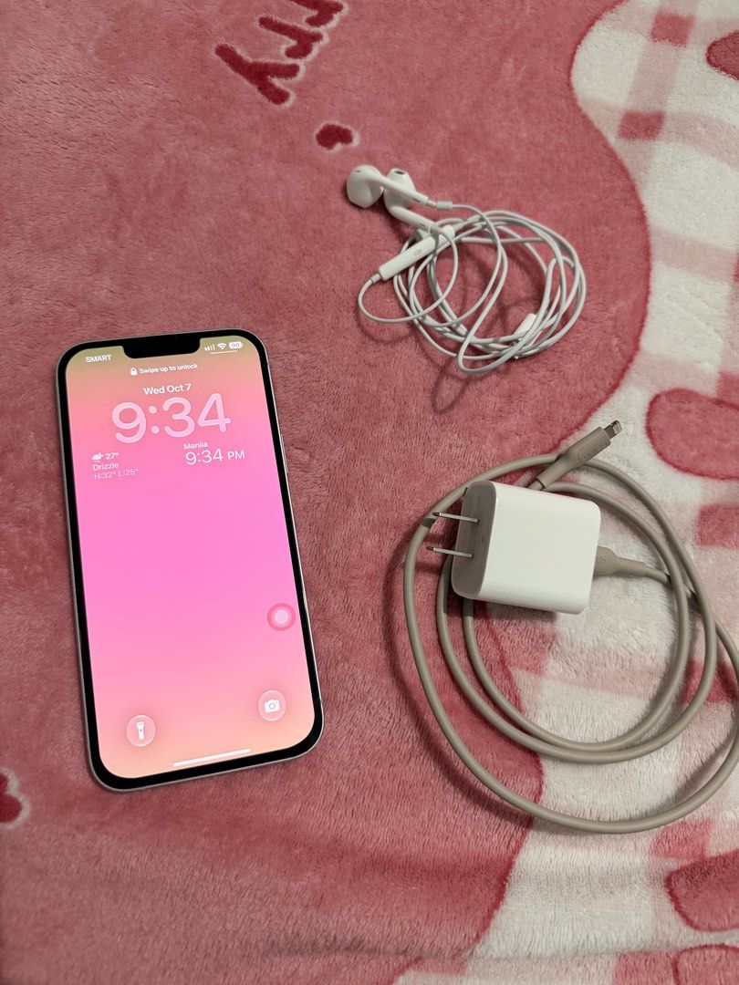 IPHONE 14 PLUS 128GB PURPLE (Category: iPhone 14 Series) located in Manila. Submitted by silver.nininini (Listing ID 1466483214, Image 1). Description: Apple iPhone 14 Plus -Storage: 128GB -Color: Stunning Purple -Battery Health: 82% -bought at Power Mac MOA -open line -face ID working - Includes belkin fast charging charger and wired lightning connector earphones -Honest issue: REPLACED LCD ONLY AND WORKING PERFECTLY FINE - Clean and well-mainta