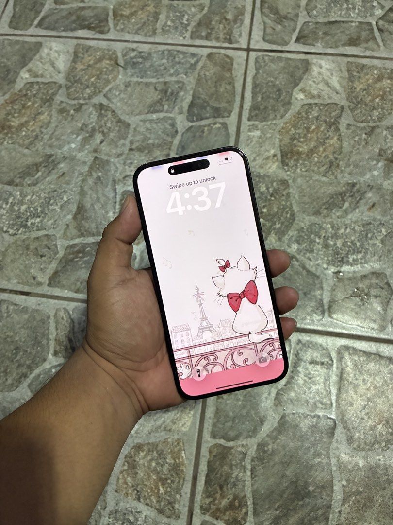 Iphone 14 pro max 128gb (Category: iPhone 14 Series) located in Manila. Submitted by tosh.na (Listing ID 1466462407, Image 2). Description: For sale or swap Iphone 14 pro max 128gb 75% Battery health Smartlock Unit, cord and cases only If sale 23,990 fix na If swap 25,990 value .