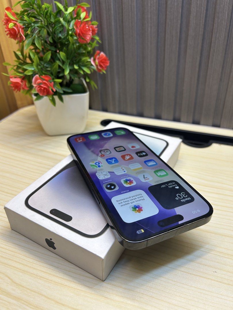 iphone 14 pro max space balck🖤256 memory openine anysim ✅ (Category: iPhone 14 Series) located in Manila. Submitted by jawad_224 (Listing ID 1466490347, Image 2). Description: iphone 14 pro max space black🖤 256 memory openine anysim ✅ No issue No dent No scratch smooth pwedi sa maselan Good condition all working 100% battery health 💯 % Original and legit true tone working Face id Perfectly safe to reset upon meet up With complete package Unit 