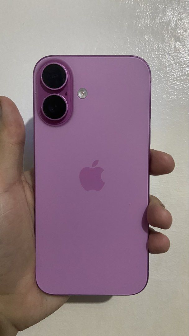 IPHONE 16 (Category: iPhone 16 Series) located in Caloocan City. Submitted by billyyyla (Listing ID 1466509818, Image 1). Description: IPHONE 16 (PINK) 128GB 89 BH ANYSIM/FU TRUE TONE WORKING FACE ID WORKING ALL BUTTON WORKING ISSUE; LCD REPLACED BUT GENUINE (worth 14k) INCLUSION: CORD AND CASE LADY OWNED QC T.sora.