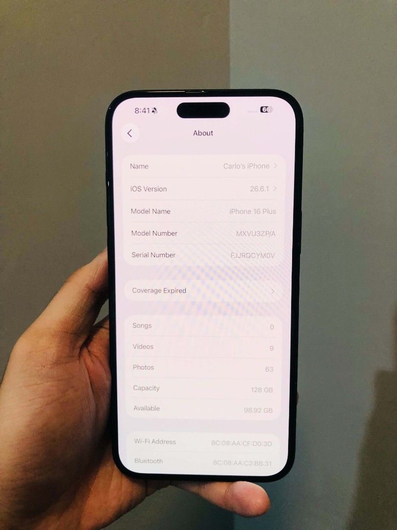 IPHONE 16 PLUS FU (Category: iPhone 16 Series) located in Manila. Submitted by mcgadgets (Listing ID 1466489997, Image 2). Description: FOR SALE OR SWAP (IOS ONLY) IPHONE 16 PLUS 128GB FU -All Working -92BH -ZP/A Variant (LOCAL VARIANT) -Openline (anysim) -Unli Reset/Check issue : sign of usage inclusion : orig box, rep cord, and case meycauayan bulacan PM IF INTERESTED ! .