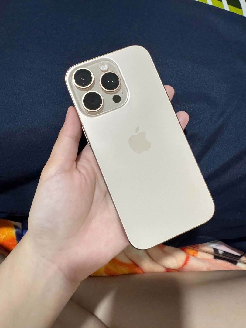 Iphone 16 pro 128 gb (Category: iPhone 16 Series) located in Manila. Submitted by eizshakha17520 (Listing ID 1466447686, Image 1). Description: Valenzuela location 89% battery health First use: March 2025 With box, charger cable, cases, and tempered (if mahanap ung tempered) No issues, no damages.