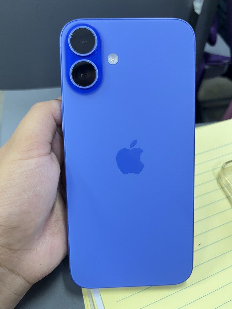 Iphone 16plus 128gb Ultramarine Blue (Category: iPhone 16 Series) located in Quezon City. Submitted by chin_chin_765 (Listing ID 1466520804, Image 1). Description: Iphone 16plus 128gb Ultramarinel 100% BH 40 Cyclecount as of now September 02, 2026 lang nabili 1 month pa lang. Unli check sa meet up no issue. Good as new. (ung tempered may onting basag sa taas kasi nalagay sa loob ng bag pwede naman tanggalin check sa personal.) Offer lang price ba