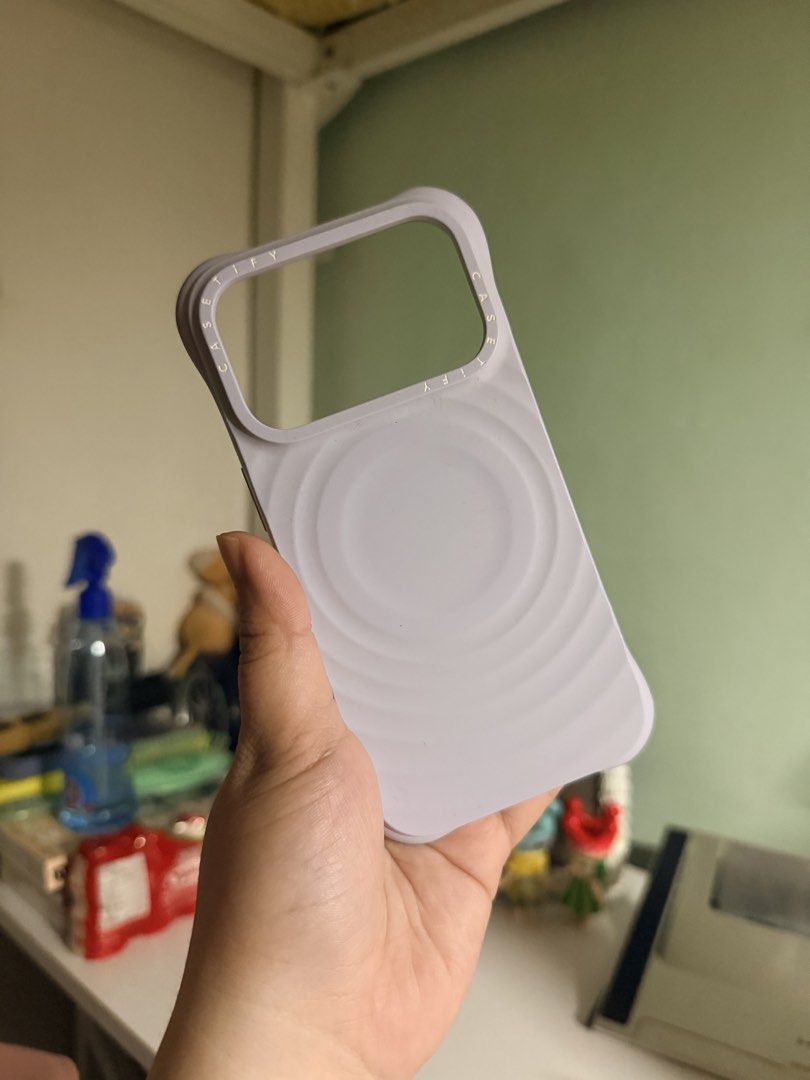 [iPhone 17/18PRO] authentic casetify periwinkle ripple case (Category: Cases & Sleeves) located in Valenzuela. Submitted by heybuythiss (Listing ID 1466460042, Image 1). Description: No box But it is authentic For 17/18 Pro 📍 Valenzuela.