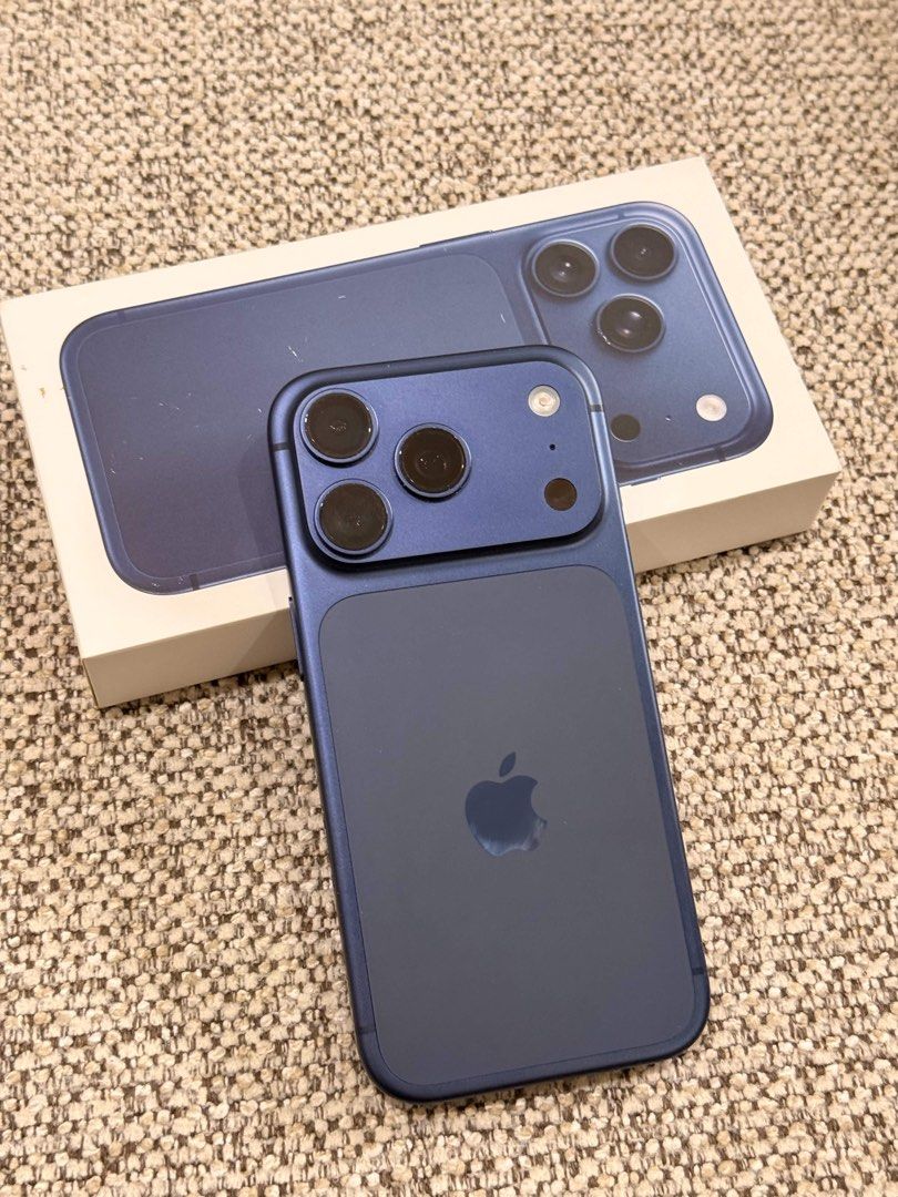 Iphone 17 pro 256 (Category: Cases & Sleeves) located in Marikina City. Submitted by vivinzzz (Listing ID 1466534035, Image 1). Description: - Color: Deep blue - Condition: Clean screen with thin bezels - Camera: Versatile triple camera setup - Port: USB-C charging and data port - Inclusions: Comes with original packaging box - Trusted seller: Fast replies and smooth transaction guaranteed Dm for more info.