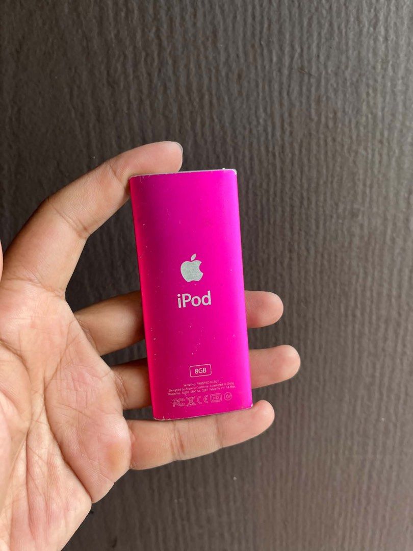 Ipod nano 4th gen (Category: Portable Music Players) located in Quezon City. Submitted by all_about_retro (Listing ID 1466460858, Image 2). Description: Ipod nano 4th gen 8gb Good lcd Good clickwheel Cosmetic 8/10 Issue dead battery Good for parts or repair Pickup.
