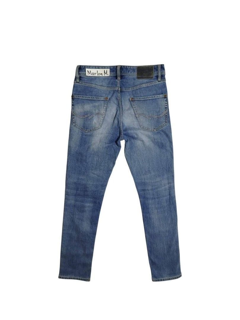 Jack & Jones Pants Size 29-30 (Category: Jeans) located in Manila. Submitted by marlonmuncada_picker05 (Listing ID 1466560670, Image 2). Description: 📍JACK & JONES (RAY) SIZE 30 ACTUAL ✅450 + SF ✅LENGTH 40 " ✅HEM 6.5 " ✅NO MAJOR ISSUE ✅SIZE 28 ON TAG ( SIZE 30 ACTUAL ) ✅PIC MAY VARY DUE TO CAMERA LIGHTS ✅9 /10 COLOR RATE ✅9 /10 CONDITION ❌NO COD / COP VIA LBC ❌ ✅MOD : J&T / LALAMOVE ✅MOP: GCASH ✅LOC : NORTH CALOOCAN.