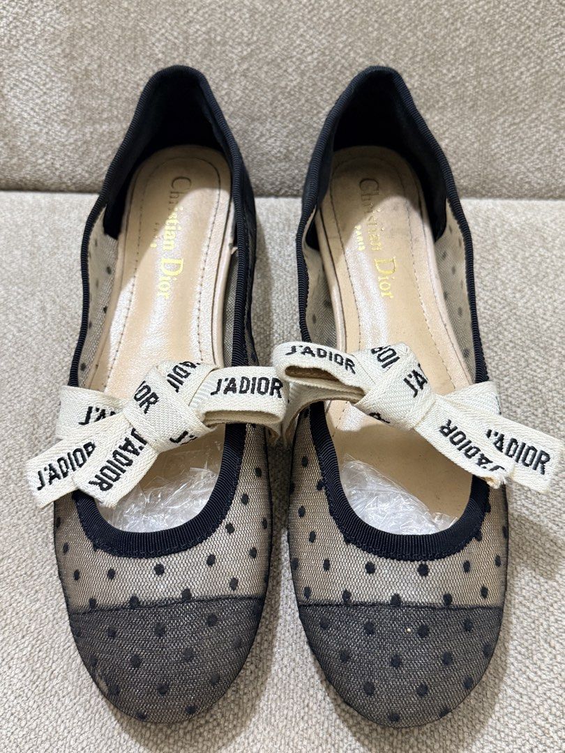 J’adior Mesh Ballet Flats (Category: Flats & Sandals) located in Quezon City. Submitted by in_vogue (Listing ID 1466516514, Image 1). Description: 9/10 Condition ⚠️ DISCLAIMER | PLEASE READ CAREFULLY 1. All items are PRELOVED luxury shoes sourced from Japan (JP). 2. Items are shipped in excellent to good condition based on our quality standards. Once the item has been shipped, any damage, wear, or issues that may arise are beyond the seller’s res