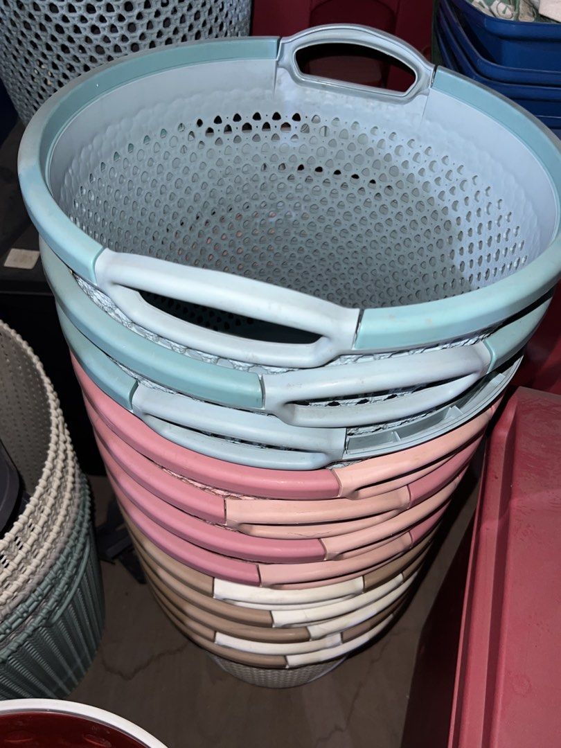 Japanese mesh laundry basket (Category: Laundry Baskets) located in Paranaque City. Submitted by pilipinashop (Listing ID 1466417727, Image 2). Description: Brand new Sale 15” width 12” height.