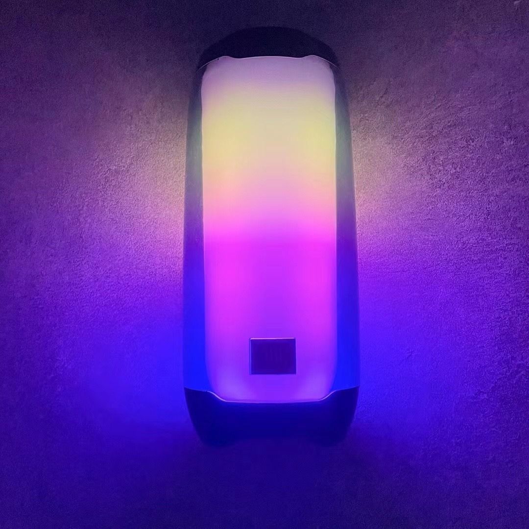 JBL Pulse Portable Bluetooth Speaker (Category: Soundbars, Speakers & Amplifiers) located in Paranaque City. Submitted by swiftriver-f167a7 (Listing ID 1466424139, Image 3). Description: - Authentic JBL Pulse portable wireless speaker - Stunning deep blue and purple gradient glass body finish - Vibrant 360-degree LED light show with smooth flowing patterns - Delivers deep, powerful bass performance - Easy-to-use top-mounted rubber controls for po