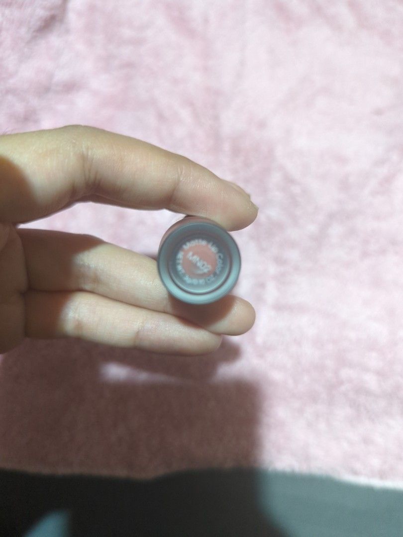 J.M.C.Y Matte Lip Color (Category: Makeup) located in Manila. Submitted by alexiabubs (Listing ID 1466447858, Image 3). Description: J.M.C.Y Matte Lip Color💓 - Shade: MN02 (muted pink-red) - Finish: Velvet matte - Condition: Swatched only on hand and turns out its not my shade:(( - Expiration: 2029 MOP: GCASH Location: Las Piñas City .