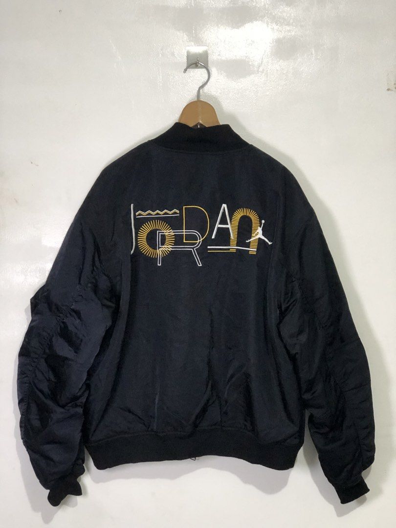 Jordan Black Bomber Jacket XL (Category: Coats, Jackets and Outerwear) located in Quezon City. Submitted by clarizedeo09960 (Listing ID 1466500312, Image 2). Description: Jordan Jacket 25x27 XL Excellent .