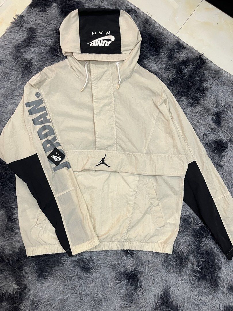 Jordan Jumpman Windbreaker (Category: Coats, Jackets and Outerwear) located in Manila. Submitted by cjcuevas_05 (Listing ID 1466556767, Image 1). Description: 📌Tanza Cavite Dimes: 25x27 GCASH ONLY, can ship thru JnT/orange check out for sf .