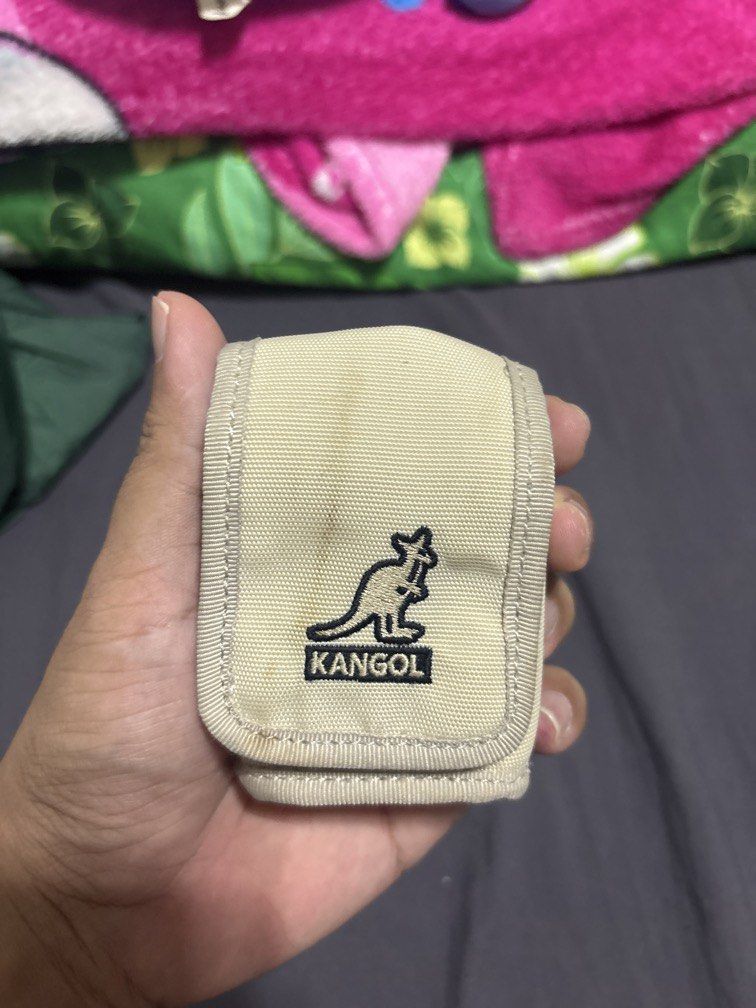 Kangol Case (Category: Cases & Sleeves) located in Cavite. Submitted by owsssss (Listing ID 1466469293, Image 2). Description: Need wash lang Pwedeng lagayan ng airpods, earphone Or charger.