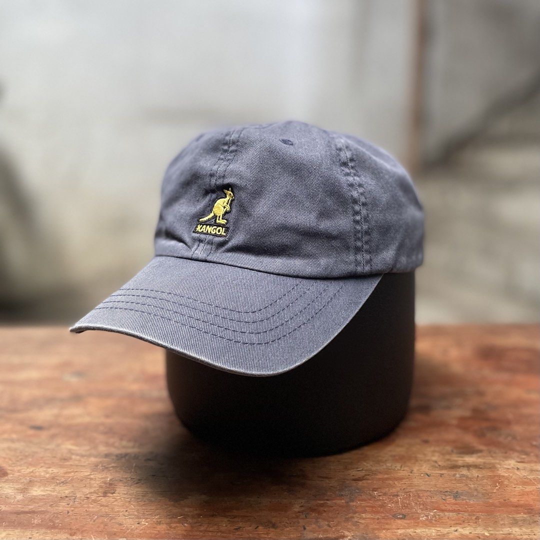 Kangol Washed Baseball Cap Navy Slate Blue (Category: Caps & Hats) located in Pandi. Submitted by 28hundreds (Listing ID 1466524446, Image 1). Description: Kangol Washed Baseball Cap Navy Slate Blue OSFA (one size fits all) good condition, leather strap, good for everyday use, authentic, see detailed pics to appreciate the piece thank you. - 600 +sf bulacan.