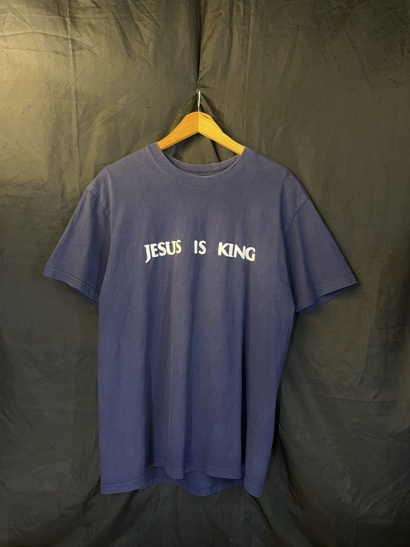 KANYE WEST JESUS IS KING TEE (Category: Tshirts & Polo Shirts ) located in Manila. Submitted by deyl_itzwhtt (Listing ID 1466443905, Image 1). Description: W20.5XL28 (OFF) Cut Tag.