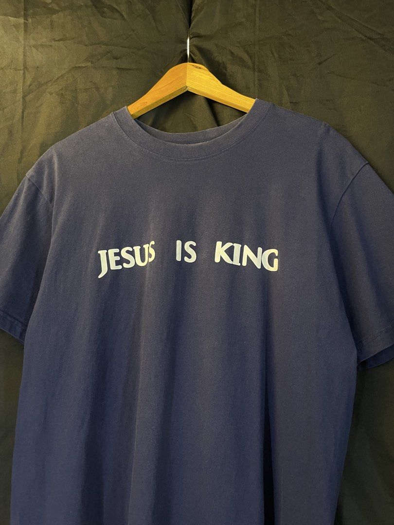 KANYE WEST JESUS IS KING TEE (Category: Tshirts & Polo Shirts ) located in Manila. Submitted by deyl_itzwhtt (Listing ID 1466443905, Image 2). Description: W20.5XL28 (OFF) Cut Tag.
