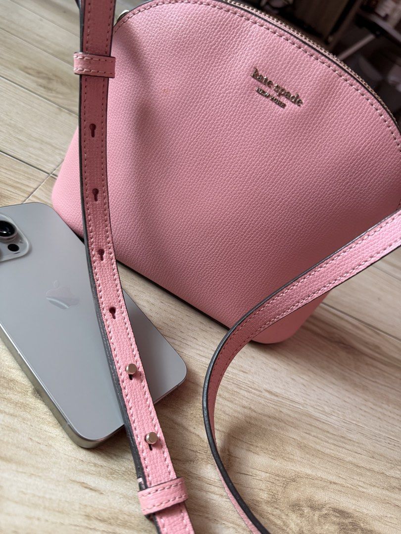 Kate Spade (Category: Luxury Bags & Wallets) located in Manila. Submitted by mariadarna (Listing ID 1466551157, Image 1). Description: Kate Spade barbie pink sling bag bought in Japan 💯 original ‼️.