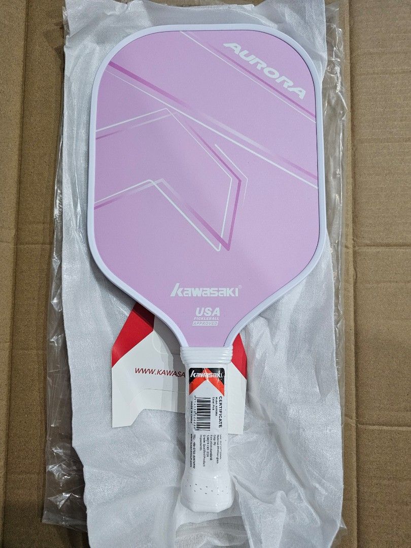 Kawasaki Aurora Pickleball Paddle Racket Pink (Category: Racket and Ball Sports) located in Manila. Submitted by havrehomes (Listing ID 1466400444, Image 1). Description: gcash lalamove binondo manila.