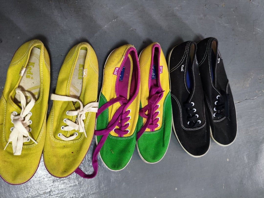 Keds Shoes Takeall size 6-7 preloved (Category: Sneakers) located in Cavite. Submitted by cappfinds86177 (Listing ID 1466431529, Image 2). Description: 3pairs for 2k cod lalamove or shipping.