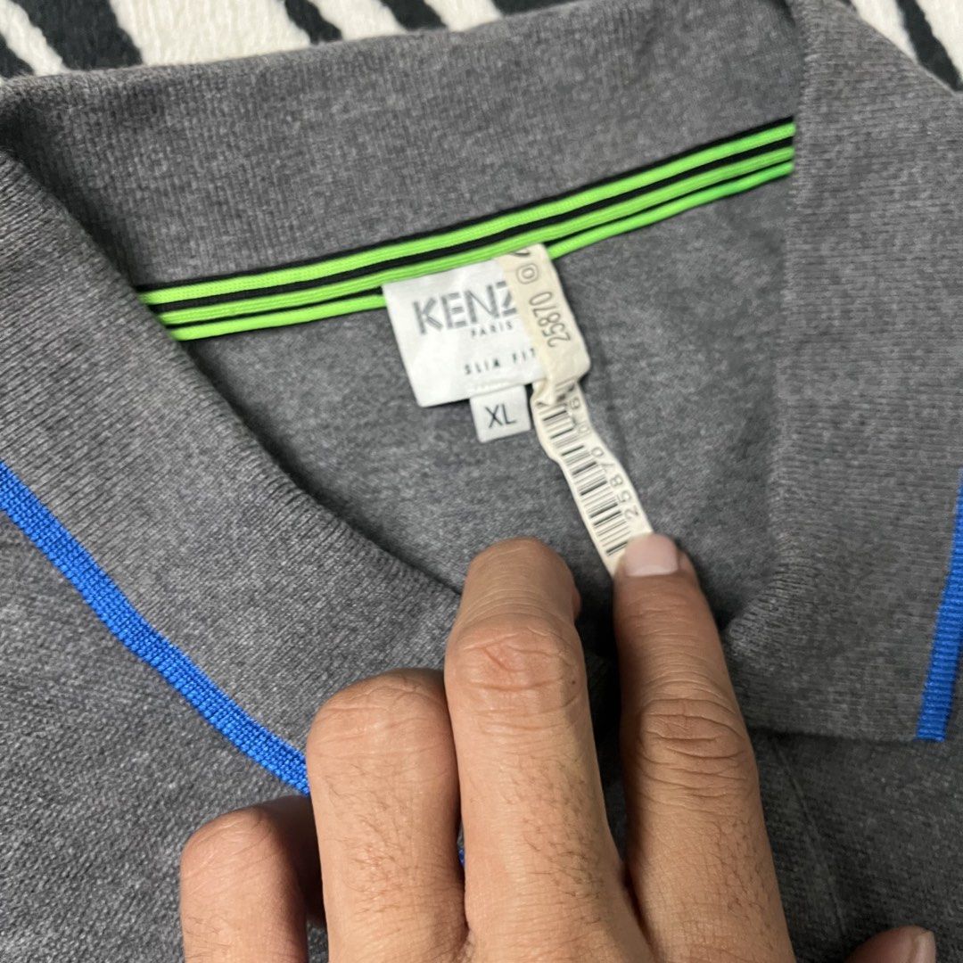 Kenzo side logo polo (Category: Tshirts & Polo Shirts ) located in Manila. Submitted by royaldripmanila (Listing ID 1466349983, Image 3). Description: No issue Excellent condition W23 L29.