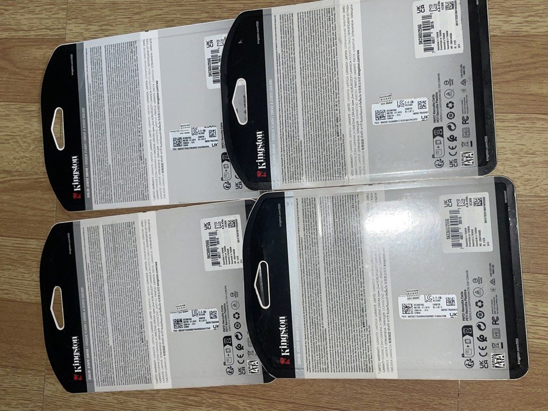 Kingston SSD 256Gb Brand New (Category: Desktops) located in Pasay City. Submitted by mfncechio (Listing ID 1466536830, Image 2). Description: sealed pooo never been used sobra lang po ng bili pasay/moa/makati.