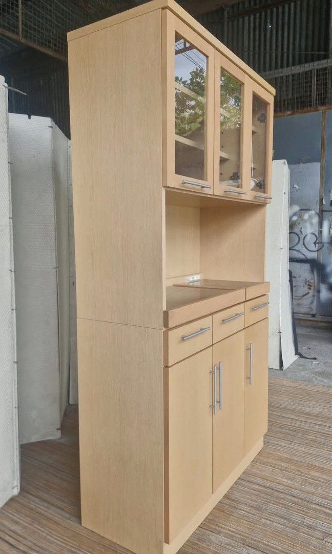 Kitchen Organizer (Category: Shelves, Cabinets & Racks) located in Meycauayan. Submitted by marygracecasimiro (Listing ID 1466483998, Image 3). Description: Modern Kitchen Organizer L39.5 x W17 x H75 Price: 8,500🩷.