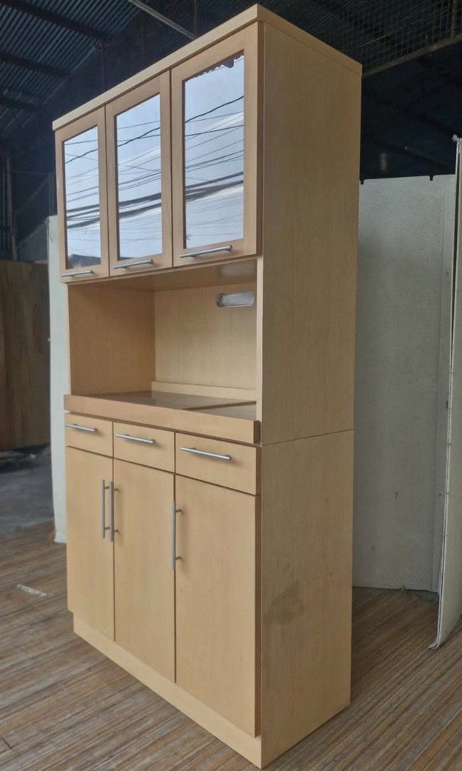 Kitchen Organizer (Category: Shelves, Cabinets & Racks) located in Meycauayan. Submitted by marygracecasimiro (Listing ID 1466483998, Image 2). Description: Modern Kitchen Organizer L39.5 x W17 x H75 Price: 8,500🩷.