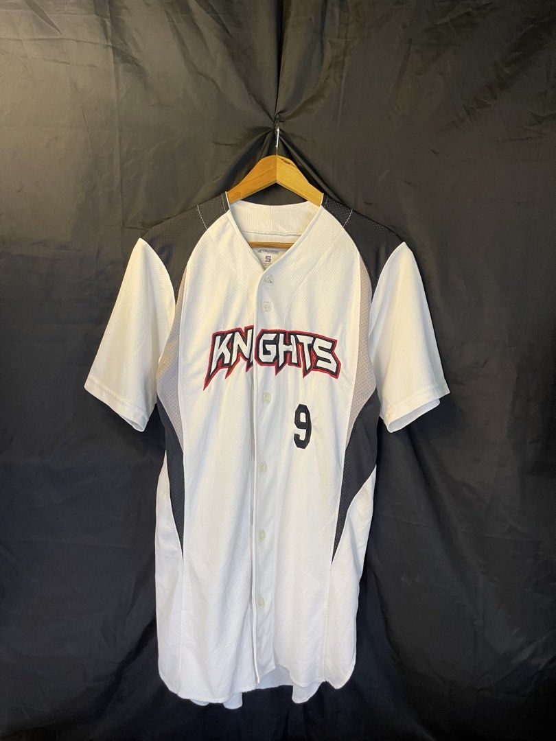 KNIGHTS BASEBALL JERSEY (Category: Tshirts & Polo Shirts ) located in Manila. Submitted by deyl_itzwhtt (Listing ID 1466443564, Image 1). Description: W19XL29.5 -31 No Issue✅.