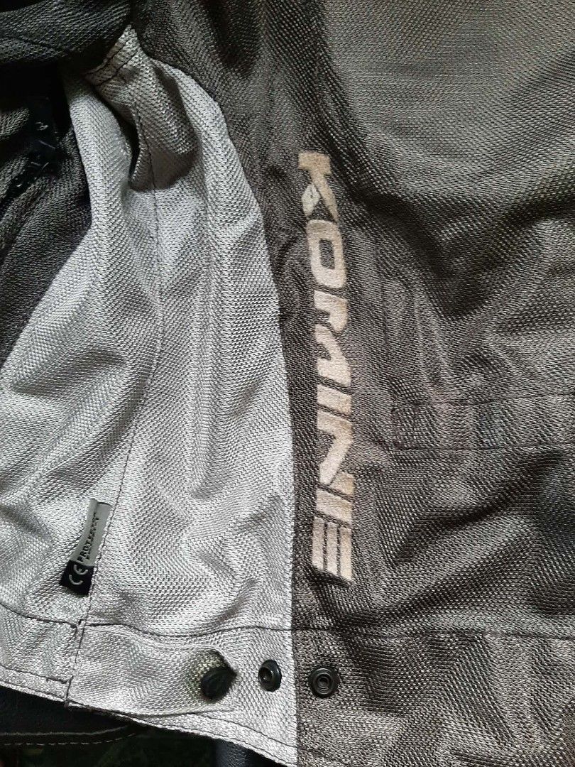 Komine Riding Jacket (Category: Coats, Jackets and Outerwear) located in Quezon City. Submitted by tigresseller (Listing ID 1466453808, Image 2). Description: Komine Riding Jacket Original Komine Riding Jacket Gun Metal Color Size: Eur L / JP XL Barely worn (under 5 times).