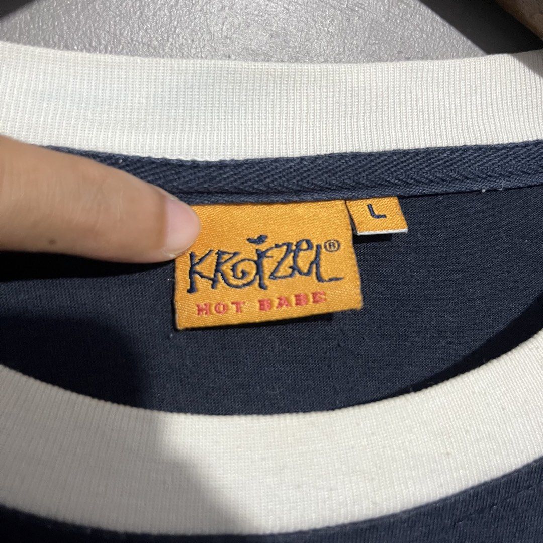 Krizel Hot Babe ringer tee (Category: Shirts) located in Calauan. Submitted by randomthrift.womens (Listing ID 1466355770, Image 3). Description: .