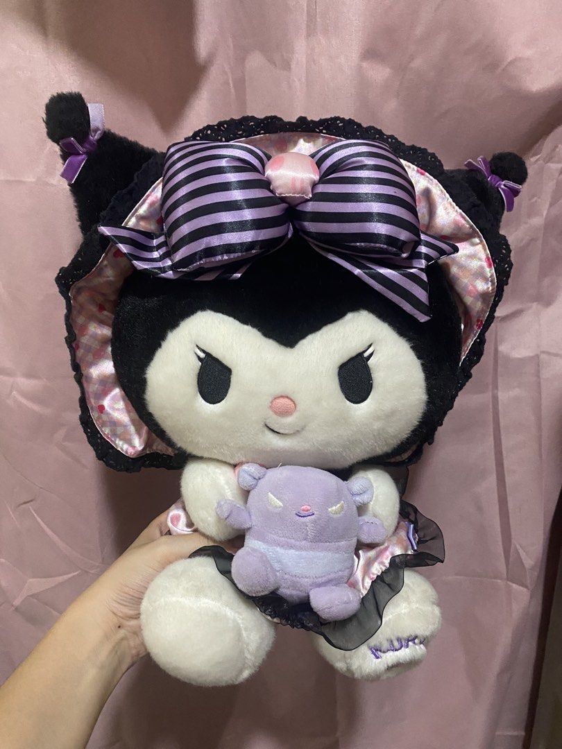 Kuromi plushie don quijote (Category: Plushies & Soft Toys) located in Taytay. Submitted by barbiemilli (Listing ID 1466432466, Image 1). Description: Kuromi plushie don quijote No issues but needs cleaning/wash No tags Slightly negotiable Shipping via lalamove/j&t.