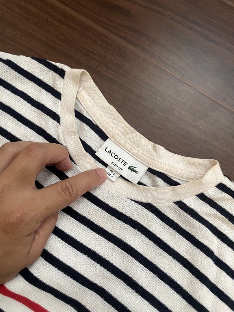 LACOSTE (Category: Activewear) located in Manila. Submitted by rukasuu (Listing ID 1466363122, Image 3). Description: NEED RE WASH ONLY 20X25.