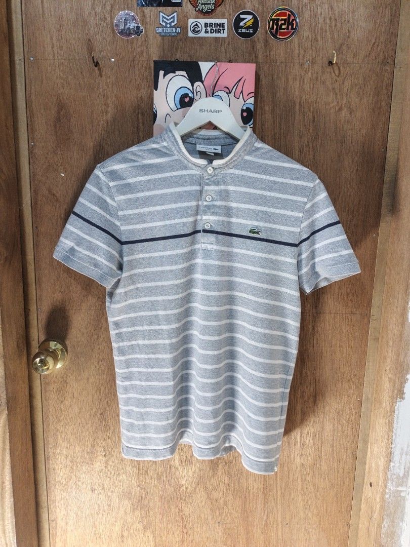 Lacoste Henley Shirt (Category: Tshirts & Polo Shirts ) located in Nasipit. Submitted by zaynzdrip (Listing ID 1466469497, Image 1). Description: good as brand new mga boss! slim fit size 4 20 width by 26 length lakas maka pogi dm to purchase!.