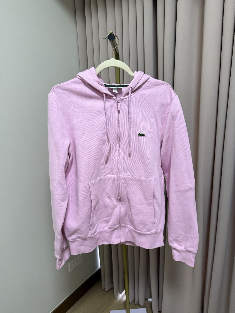 LACOSTE Pink Jacket in Medium (Category: Coats, Jackets and Outerwear) located in Marikina City. Submitted by tashdeclutters. (Listing ID 1466344122, Image 1). Description: ✨ LACOSTE Pink Jacket in Medium - P1990 ✨ Condition 2: Like New 🛍️ Purchased in: USA ✨ @tashdeclutters ✨ Created to share the things that no longer spark joy with Tash — and hopefully, let them spark joy for someone else. 🤍 📌 SHOP POLICIES • Prices posted are FINAL. • NO LO