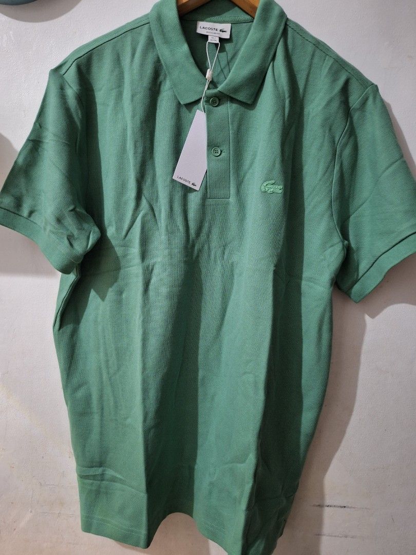 Lacoste poloshirt rubber logo light green (Category: Tshirts & Polo Shirts ) located in Santa Rosa. Submitted by pat0317 (Listing ID 1466475978, Image 1). Description: Lacoste regular fit rubber logo Light green Size 7 xxl - 24x31 Cod cop Lbc lalamove j&t.