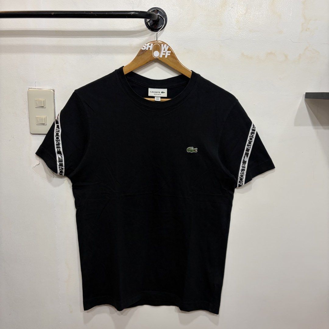 Lacoste shirt (Category: Tshirts & Polo Shirts ) located in Santa Rosa. Submitted by gardenofthrifts (Listing ID 1466471375, Image 1). Description: Shirt ₱1480 M Width: 19.5 Length: 26.5 10/10 Condition Comment “Mine” below to purchase..