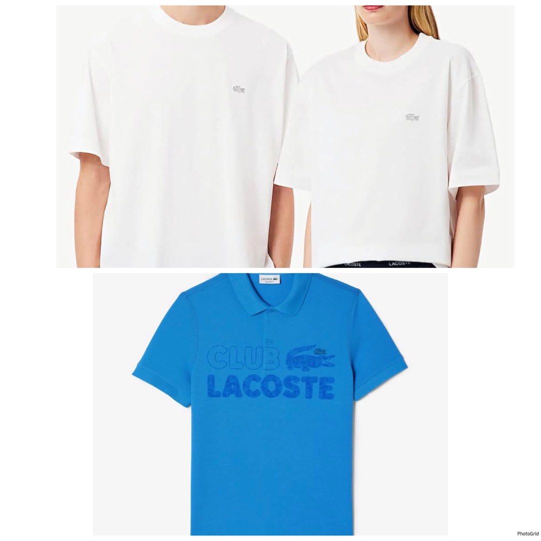 Lacoste Shirt/Poloshirt (Category: Formal Shirts) located in Caloocan City. Submitted by clicknshop2nd (Listing ID 1466444186, Image 1). Description: Lacoste Classic Tshirt 4999 as pack Size: Small (mens & womens) Lacoste PoloShirt Mens 2999 Only Size: Small Guaranteed 💯% Authentic/Original Onhand Ready To Ship Moneyback Guarantee If Proven Fake Ship Via JRS/J&T/Lalamove DM Us For Inquiries ❌ No Reservation | No Swap ❌ NO COD | NO COP ❌ No Retur