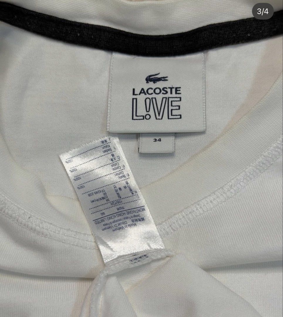 Lacoste top (Category: Sets or Coordinates) located in Aparri. Submitted by lorielynsh63690 (Listing ID 1466439967, Image 3). Description: Lacoste top original |euc With small yellow stain.