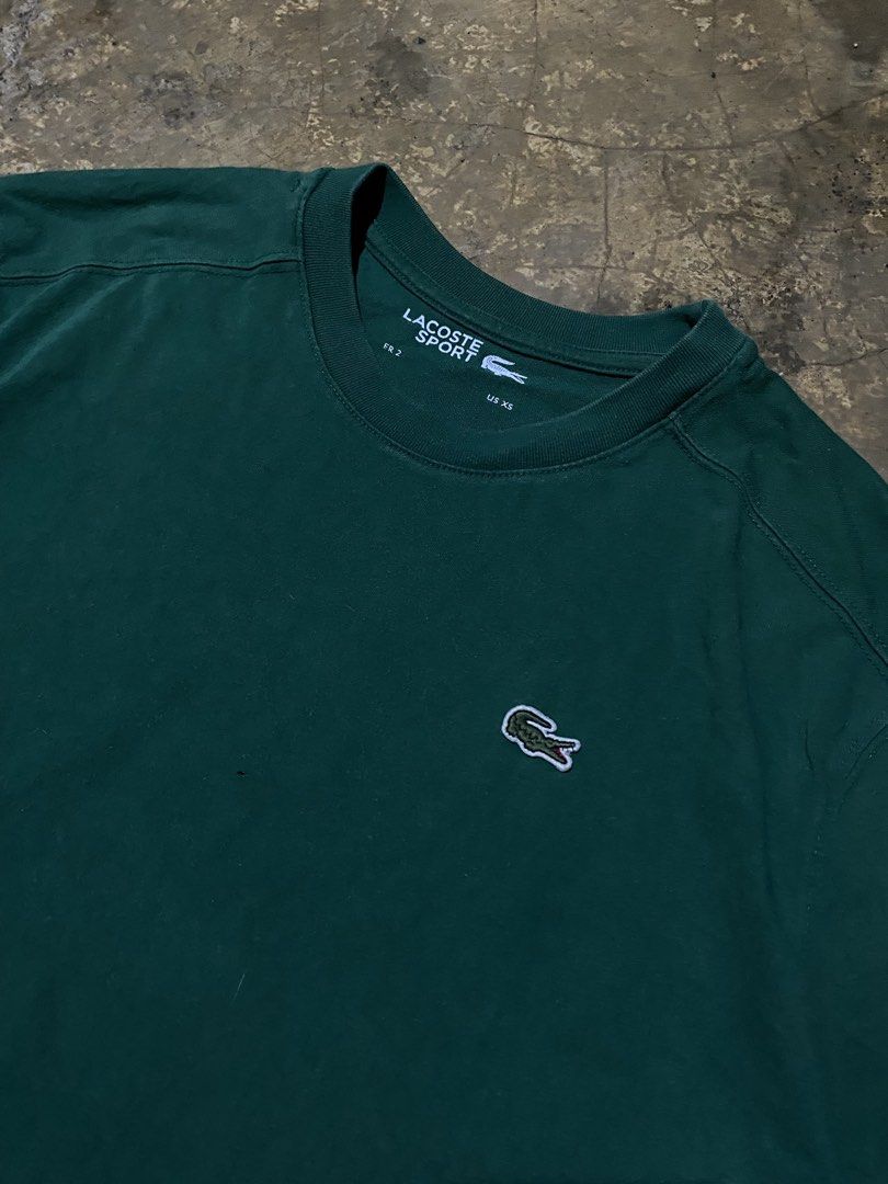 Lacoste Tshirt (Category: Tshirts & Polo Shirts ) located in Cebu City. Submitted by muzanoren (Listing ID 1466507700, Image 2). Description: Issue pin hole 9.8/10 color rate Medium on tag Dimensions 19.5x26.