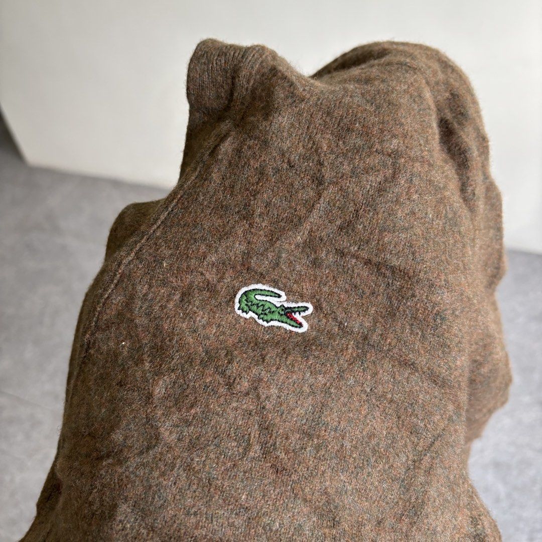 Lacoste Wool Cardigan (Category: Coats, Jackets and Outerwear) located in Bacolod City. Submitted by Hanap_ukay (Listing ID 1466472268, Image 2). Description: Lacoste Wool Cardigan Size: Medium Excellent No flaws 980.