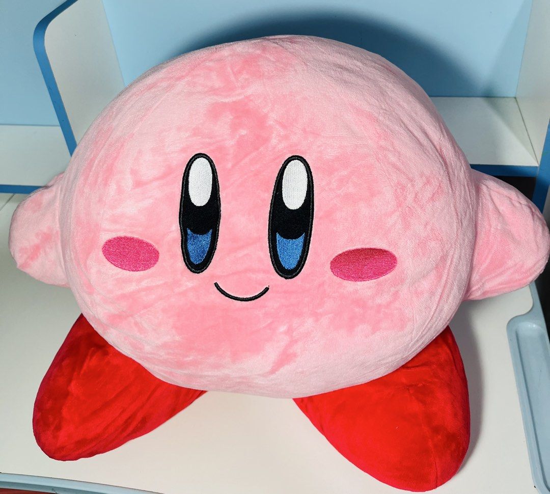 Large Kirby Plushie (Category: Plushies & Soft Toys) located in Cainta. Submitted by jjsp_monsterhunting (Listing ID 1466429998, Image 2). Description: large kirby plushie 460 each approx 20 inches kirby nintendo brand tag , yung isang kirby tag may damage meet up pin loc cainta shipping options LALAMOVE✅ JNT✅.