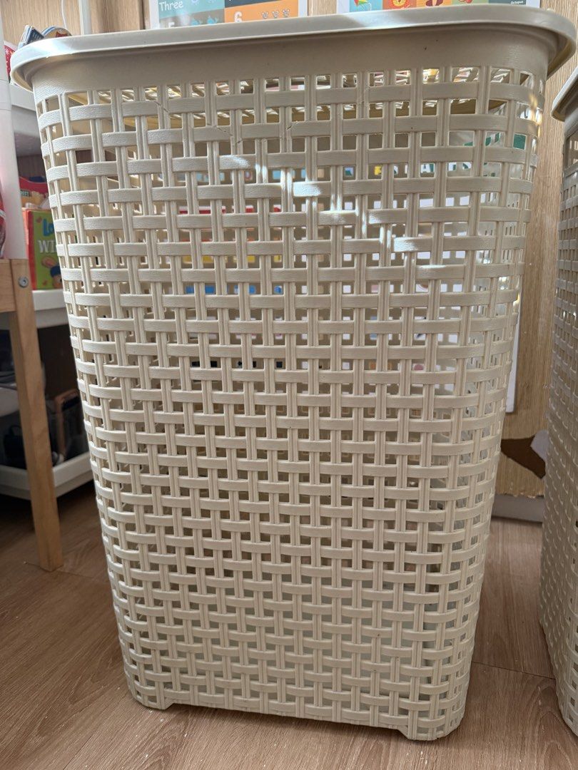 Laundry basket set of 2 (Category: Laundry Baskets) located in Marikina City. Submitted by mqplr (Listing ID 1466416523, Image 2). Description: Take both for 500 Pinaglagyan lang ng toys ng baby ko 😊.